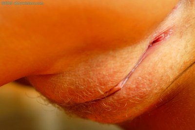 Meisje met een klein kutje foto