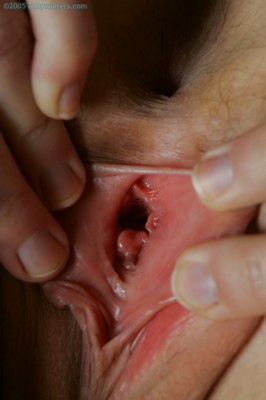 Meisje laat haar kleine kutje zien