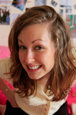 Buurmeisje meisje Kaitlin zo betoverend mooi als ze naakt is