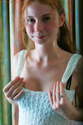 Knap tienermeisje naakt