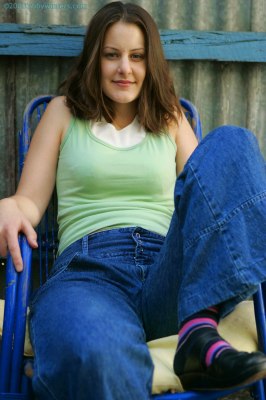 Dit meisje heeft echt een prachtig figuur: brede heupen en slanke taille