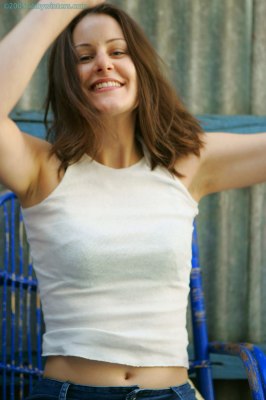 Dit meisje heeft echt een prachtig figuur: brede heupen en slanke taille